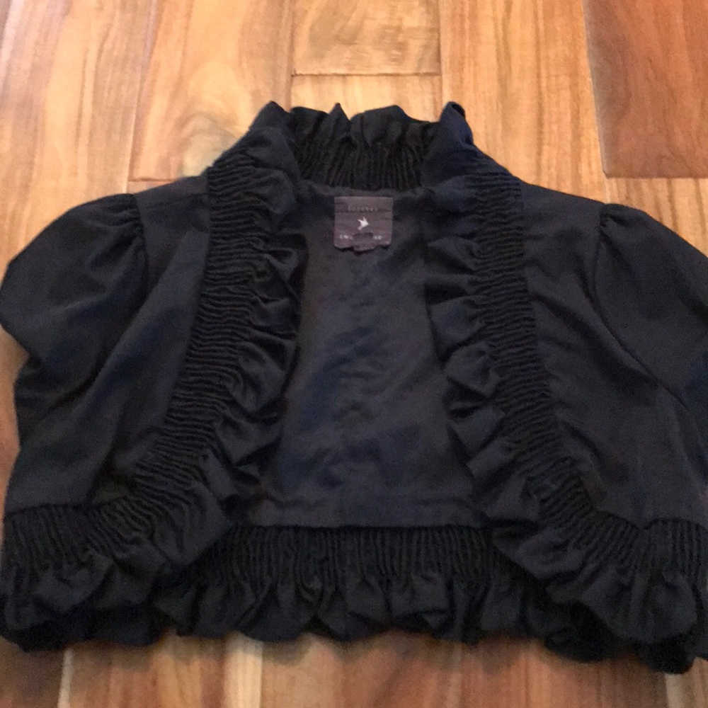 FOREVER 21 navy bolero jacket, size L